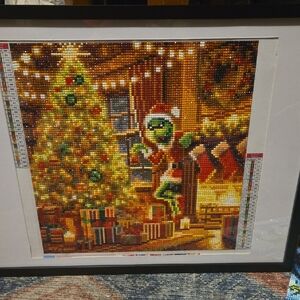 Festive Grinch Diamond Painting Wall Art - Green Set